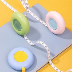 투톤 마카롱 서클 줄자 2.m 색상랜덤