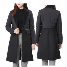 [갤러리아] GGPX누빔 패딩 지퍼 디테일 코트 GIA1CT602F