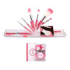 Coringco Make Up Brush Pink Collection Makeup Mini Brush Set Blusher Foundation Eye Shadow Eyebrow C, 1