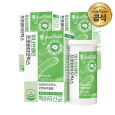 유산균 이너브레인 프로바이오틱스 은행잎추출물 캡슐, 3개, 30정