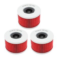 혼다 CBX400F 실버 윙 인터스테이트 81-86 용 오일 필터 1/2/3pcs, 06 3pcs-red, 3개