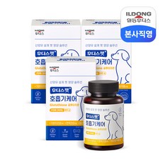  일동후디스 반려동물 후디스펫 호흡기케어 기관지 글루타치온 80g, 혼합맛(오리고기/치즈/북어/완두), 3개, 면역력 강화 