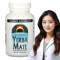 소스내추럴스 예르바 마테 600mg 90정, 1개