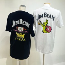 짐빔 JIM BEAM 반팔 프린팅 티셔츠 팝업스토어 굿즈 남여공용