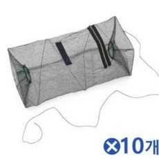  낚시필수품 사각 통발x10개 바다통발미끼 낚시통발, 상세페이지 참조 