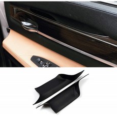 BMW 7 시리즈 도어 풀 핸들 커버 Jaronx 리어 좌측 및 리어 우측 도어 핸들 캐리어 트림 커버 키트(장착:, 단일옵션, 단일옵션