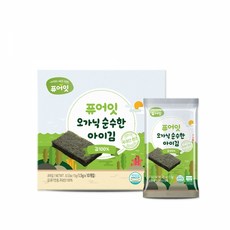 퓨어잇 오가닉 순수한 아이김 김100%, 단품, 15g, 1개 - 퓨어잇아기김