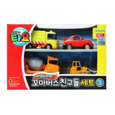 타요 스페셜 꼬마버스 친구들 세트3 중장비, 믹스컬러, 15개