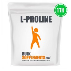 BulkSupplements L Proline Powder 아미노산 250g, 1개