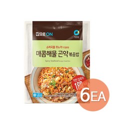 청정원 [청정원] 집으로ON 매콤해물곤약볶음밥 200g x 6개, 기타, 기타