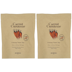 스킨푸드 캐롯 카로틴 카밍 워터 패드 30매 x 2개 비건화장품 당근패드