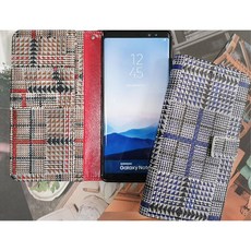 갤럭시 S9 체크모양 카드포켓 케이스 폰악세사리 커버