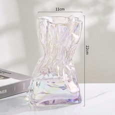 꽃병 정교한 인터넷 연예인 유리 홈 데코 사무실 꽃꽂이 장식 거실