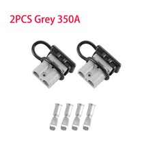 350A 개 충전 600V 플러그 고전류 윈치 klift 120A 2 전원 퀵 커넥터 케이블 50A 와이어 175A 자동차 플러그, grey-350A, 1개