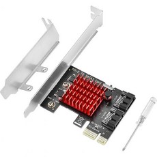 ELUTENG PCIE SATA 확장 카드 2 포트 6 기가바이트초 X1 3.0 컨트롤러 플러그 앤 플레이 PCIE데스크탑 PC 지원용 어댑터 SSD HDD 2 Ports 상품 이미지