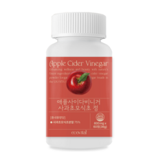 애사비 애플사이다비니거 사과초모식초 알약 60정 에코바이탈, 36g, 1개