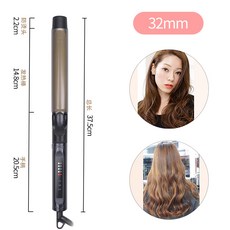 미니고데기 고데기 스튜디오 메이크업아티스트 머리결손상없음 남녀 봉고데기 큰권 회전 화상방지 초극세입자 아이롱, 기본, T08-회전 화상방지 고데기(32MM)
