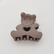 아이유곰돌이집게핀