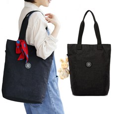 루루백 베이직 쇼퍼백 가벼운 숄더백 캔버스 에코백 여성 여행보조가방