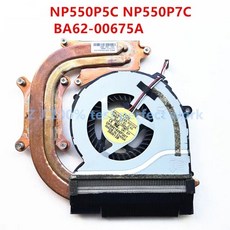 노트북쿨러 삼성 호환 노트북 냉각 방열판 팬 BA62-00675A BA62-00766A 포함 KSB0805HB BA81-16653A 100% 테스트 완료 NP550P5C NP550, [02] BA62-00675A, 02 BA62-00675A