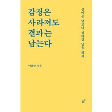 감정은 사라져도 결과는 남는다:살아온 날보다 살아갈 날을 위해, 이해인 저, 필름(Feelm)