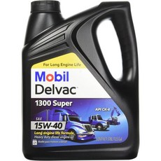 모빌원 모빌 1 112786 15W-40 델박 1300 슈퍼 모터 오일 - 갤런, 1 Gallon, 1개