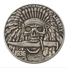 1936 방황 기념 동전 외국 호보 동전 골동품 수집 골동품 동전 미국 동전 장식 동전 선물 공예|비통화코인|, 1개, 단일