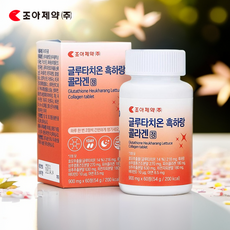 조아제약 글루타치온 흑하랑 콜라겐정, 60정, 6개