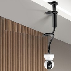 홈캠거치대 라쿠라 360도 각도조절 CCTV 홈캠 거치대 1개 블랙