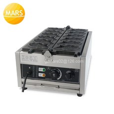 업소용 상업용물고기 모양 붕어빵 기계 비 스틱 콘 와플 메이커 220v 미니 소형 철판 6 개, [02] 220V UK Plug, 02 220V UK Plug