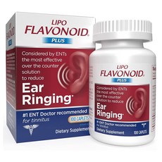 Lipo-Flavonoid Plus 청력영양제 귀울림 이어링잉 귀 건강 Ear Health 이어 헬스 보충제, 100캡슐, 1개, 100정