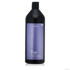 MATRIX Total Results So Silver Purple Shampoo 매트릭스 토탈 리절트 쏘 실버 퍼플 샴푸 33.8 Fl.oz, 1개, 1L - matrixelements