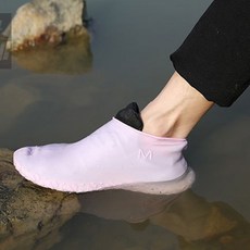 우비 구두 운동화 착용이 편리한 방수 장마철 신발 커버, 1개, 방수신발커버 S _블랙