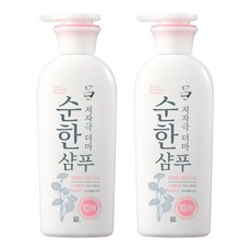 려 순한 저자극 더마 민감한 건성두피용 샴푸 400ml x2개, 순한 저자극 더마 건성 샴푸 400ml x2