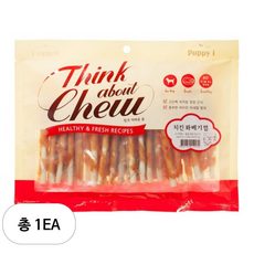 퍼피아이 띵크 어바웃 츄 꽈베기껌, 치킨, 240g, 1개