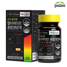 팔레오 닥터스노트 멀티비타민 종합영양제 (1 000mg x 60정) x 1개, 60정