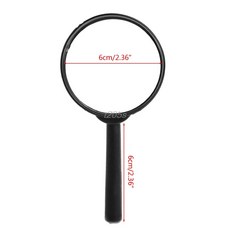 돋보기 60mm 핸드 5X 돋보기 확대경 유리 렌즈 T18 드롭 선박