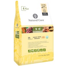 네츄럴코어 전연령 ECO 4 슬림다운 건식사료, 1kg, 1개