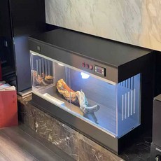 pvc 도마뱀 파충류 사육장 육지거북 레오파드게코 하우스, 1개, 상세 페이지 참고