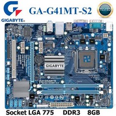 소켓 LGA 775 GIGABYTE GA-G41MT-S2 데스크탑 마더 보드 G41 소켓 LGA 775 f, 상세내용참조