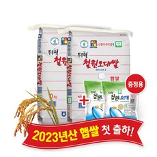 [당일도정] [동철원농협 직접운영] 2023년산 두루웰 철원오대, 쌀 10kg x 2포 + 현미 500g x 2포