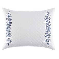 Laura Ashley Charlotte 16x20 Breakfast Pillow Blue Laura Ashley Charlotte 16x20 아침 베개 파란색, 1