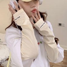 BITERE 헐렁한 쿨토시 여름팔토시 자외선차단 여름 실외용품 손등가리개