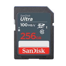 샌디스크코리아 공식인증정품 SD메모리카드 SDXC ULTRA 울트라 DUNR 256GB, 256기가