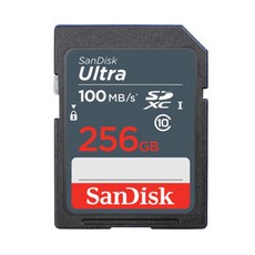 샌디스크코리아 공식인증정품 SD메모리카드 SDXC ULTRA 울트라 DUNR 256GB