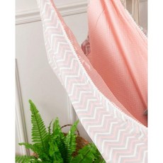 아기해먹 유아용 요람 침대 실내 신생아, 핑크 웨이브, 1개