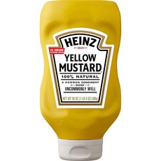 하인즈 옐로우 머스타드 20oz(566g) 12팩 Heinz Yellow Mustard, 1개