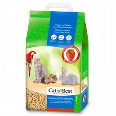 캣츠베스트 유니버셜 우드펠렛 고양이모래, 5.5kg, 1개, 딸기향