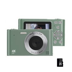 RUNHome 4800w 레트로 미니 디지털 카메라 여행용 인생+64G메모리카드