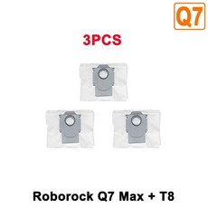 샤오미 Roborock Q7 Max Plus T8 진공 청소기 부품 액세서리 메인 사이드 브러시 걸레 천 헤파 필터 키트, [15] 20 pcs Accessories